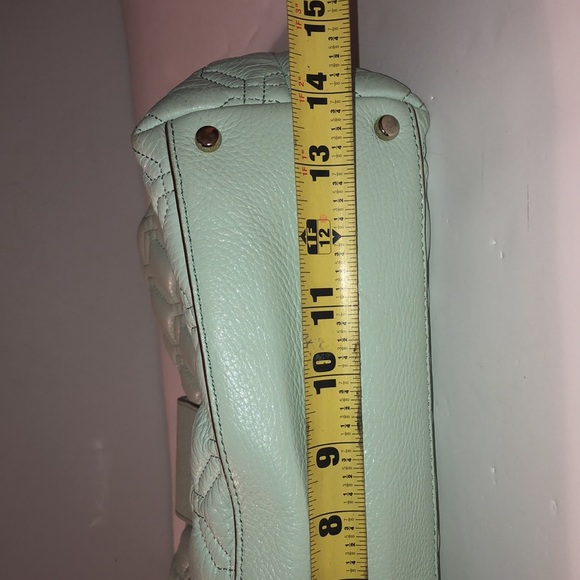 Kate Spade mint leather shoulder tote purse - Picture 10 of 10